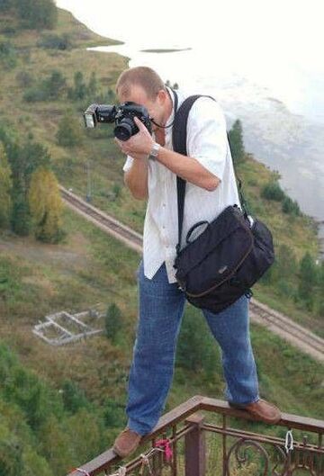 fotograf na krawędzi