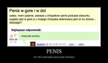 Penis w górę i w dół