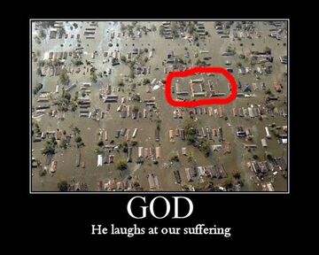 LOL - GOD He laughs at our suffering
