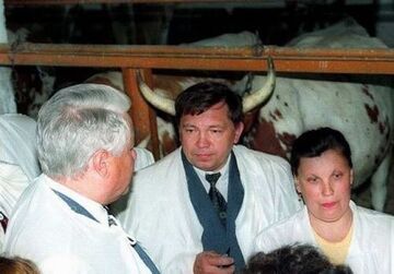 Byk przyprawił mu rogi.