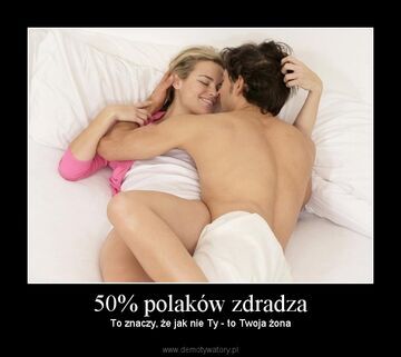 50% polaków zdradza