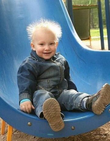 Elektryzująca zjeżdżalnia