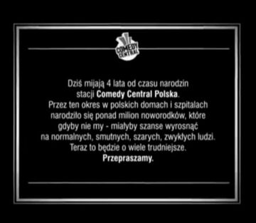 COMEDY CENTRAL, 4urodziny