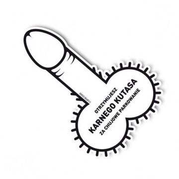 Karny ku..s za ch.. parkowanie.