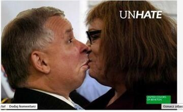 Kaczyński całuje się z Grodzką