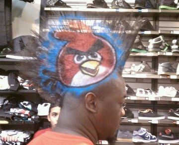 Fryzura AngryBirds