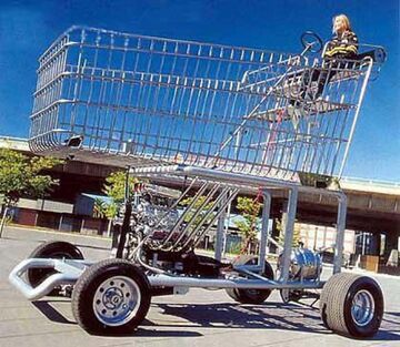 Gigantyczny wózek na zakupy