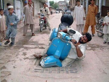 Skuter & Otwarta studzienka