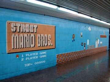 Mario Bros Graffiti