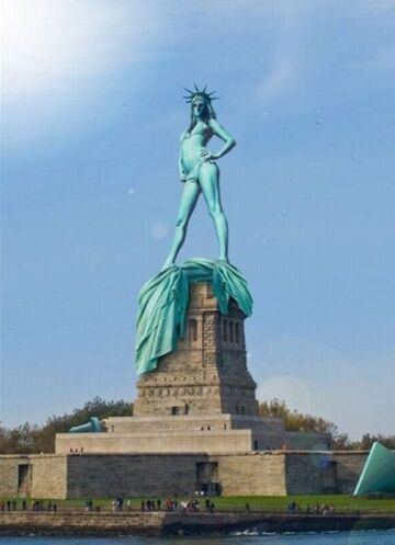 Rozebrana statua wolności