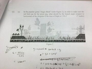 Zadanie matematyczne angry birds