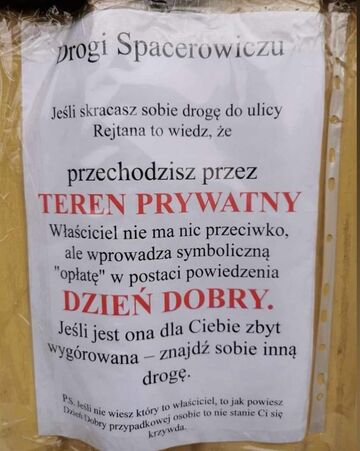 Drogi spacerowiczu