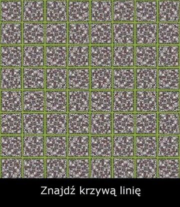 Znajdź krzywą linię