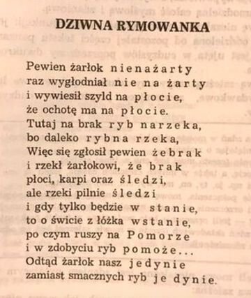 Językowa zabawa.