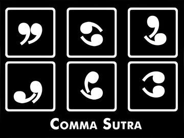 Comma sutra?