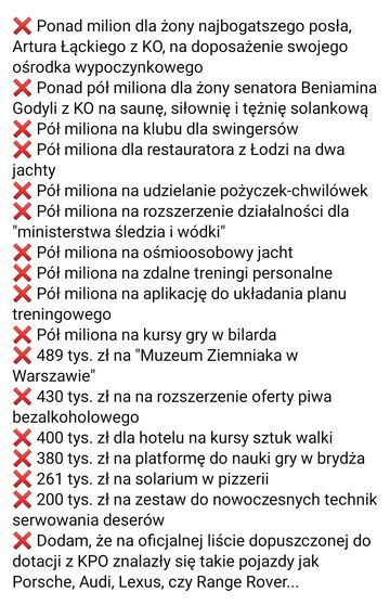Wstępne podsumowanie wydatków z KPO
