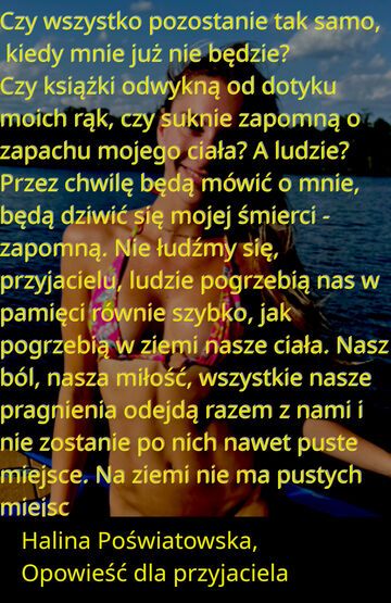 Co pozostanie?