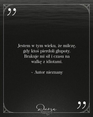 Jestem w takim
