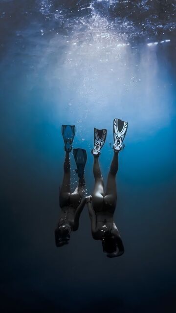 Dwa piękna pod wodą