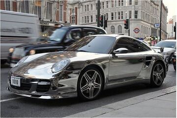 Chrome Finish Porsche