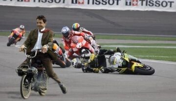 Jaś Fasola na torze superbike