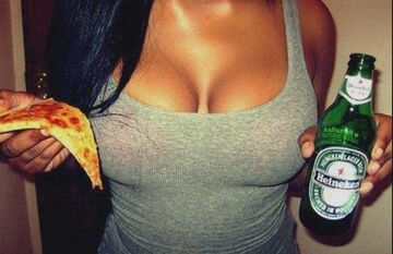 Pizza & Heineken
