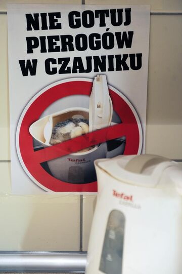 Nie gotuj pierogów w czajniku!