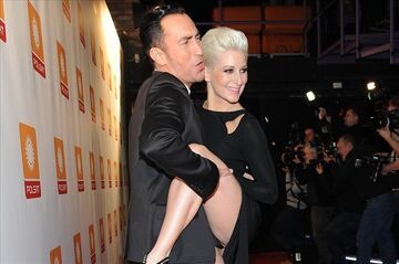 Michał z Joanną na salonach.