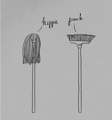 Hippie vs Punk