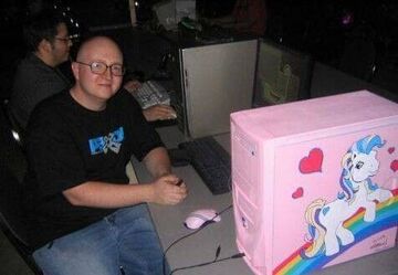 różowo mu się zrobiło