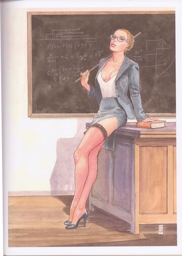 Wzorcowa profesorka...