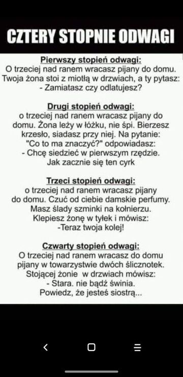Stopnie odwagi