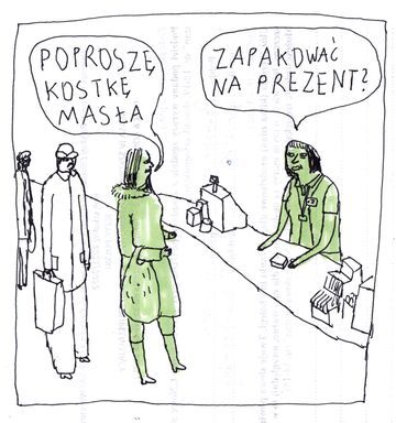 Poproszę kostkę masła