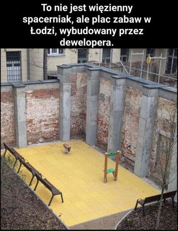 Plac zabaw w Łodzi