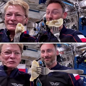 Pierwsze pierogi zjedzone w kosmosie