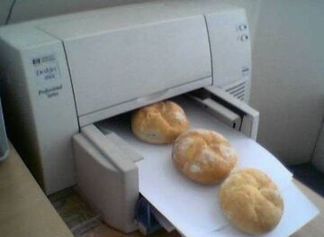 drukowanie bułeczek