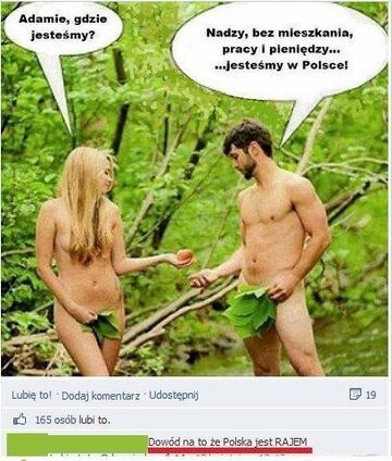 Dowód na to, że w Polsce jest RAJ!