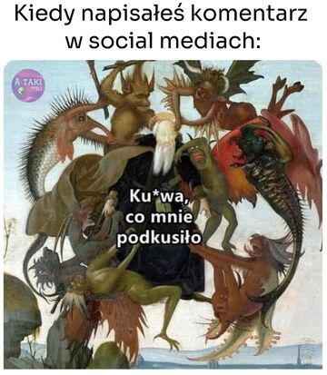 Kiedy napisałeś komentarz w social mediach