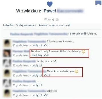 Dziewczyna działa na kilku frontach...