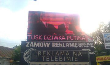 "Tusk dziwka Putina"
