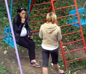 Kobieta w ciąży...