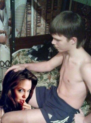 Mistrz photoshopa z Angeliną Jolie