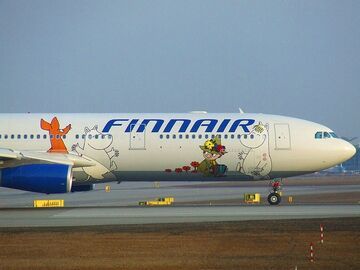 Finnair Airbus A340 - Muminki