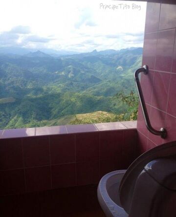 Toaleta z niezłym widokiem