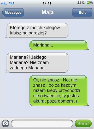 Kim jest Marian?! - Rozmowa SMS
