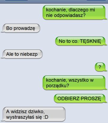 A widzisz dziwko - Rozmowa SMS