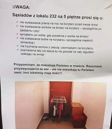 Porządek na klatce