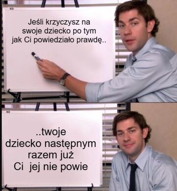 Jeśli krzyczysz na swoje dziecko po tym jak...