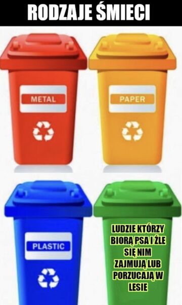 Rodzaje śmieci