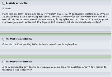 Osobista asystentka i bezrobotny